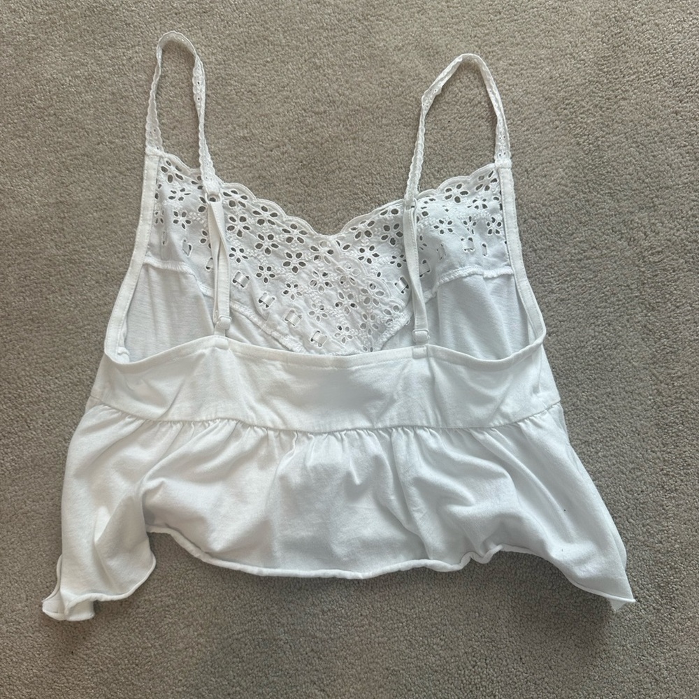 White Floral Ribon Top - Picture 3 of 3